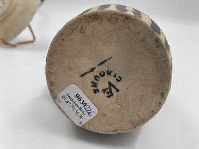 null Set of ceramics of the XXth century including : 



- CIBOURE, Ceramic vase...