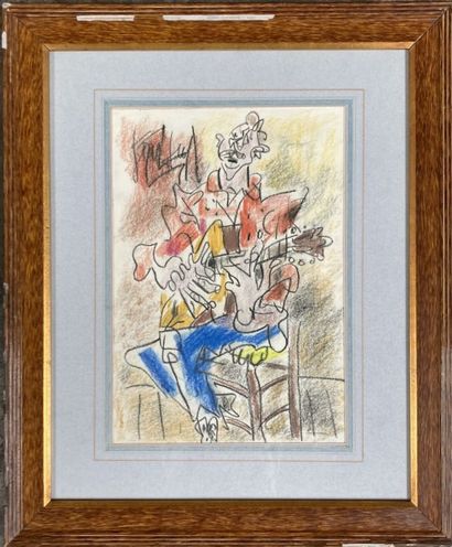 null GEN PAUL (1895-1975)

Django Reinhardt, 1946

Pastel on paper, signed upper...