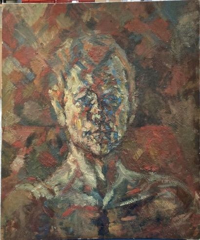 null École du XXe siècle

Portrait d'homme

Huile sur carton. 

55 x 46 cm