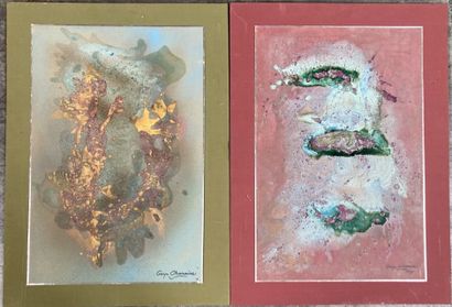null Georges CHARAIRE (1914-2001)

Abstract compositions

Mixed media on paper, signed...