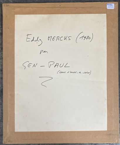 null GEN PAUL (1895-1975)

Eddy MERCKX 

India ink on paper, signed lower left, titled...