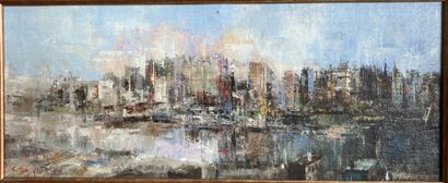 null Stephane H.C. GOURJON (1912)

Manhattan, 1960

Oil on canvas, signed lower right....