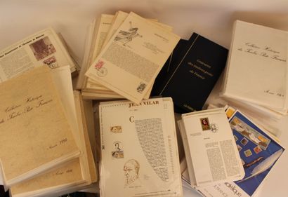 null Philatelic sheets, in great quantity, 1st days of which beginning + modern collection...