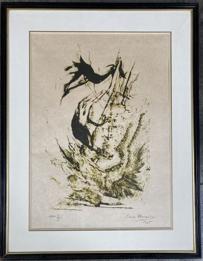 null Georges CHARAIRE (1914-2001)

Composition abstraite

Encre sur papier, signée...