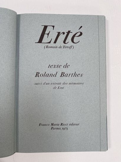 null ERTE (Romain de Tirtoff) - BARTHES (Roland), Erté, Franco Maria Ricci, Milan,...