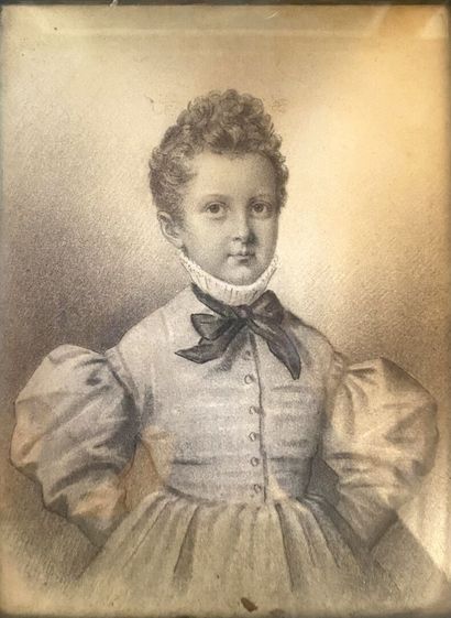 ECOLE du XIXe siècle 

Portrait d'enfant

Estampe

Dim....