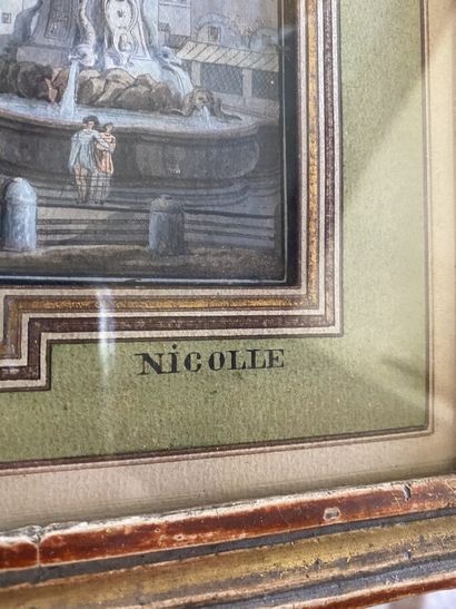 null Victor Jean NICOLLE(1754-1826) (d'après)

Le temple de Minerve et Vue du Panthéon

Deux...