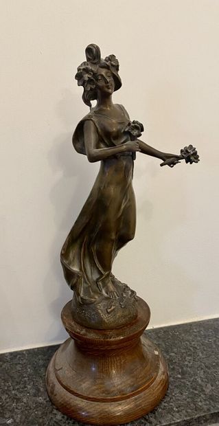null Victor ROUSSEAU (1865-1954)

Flore

Epreuve en bronze à patine brune signée

Haut....
