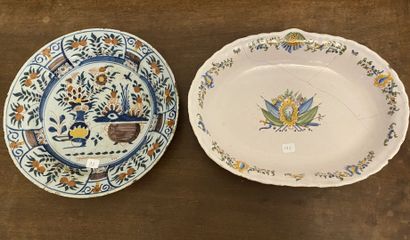 null MOUSTIERS, MARSEILLE and various

Set including a tureen, plates and dishes...