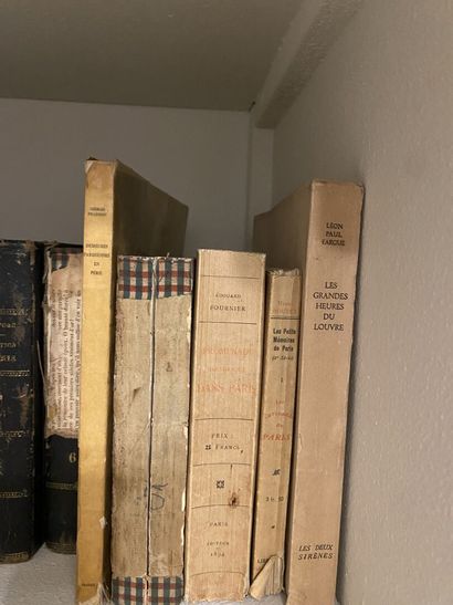 null SET of bound and stapled books on the theme of Paris, including: 

- Jacques...