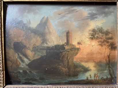 null 19th century SCHOOL after Vernet

Moonlight Landscape and Sunrise Landscape

Two...