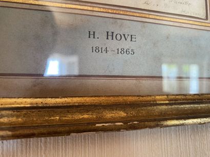 null H. HOVE (1814-1865)

La brodeuse

Aquarelle annotée en bas à droite

Dim. à...