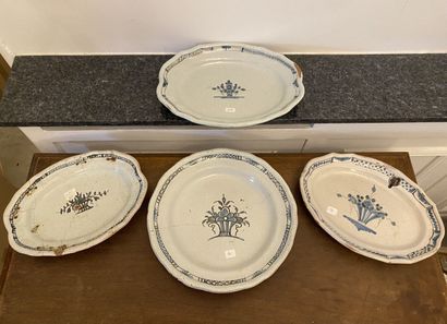 null NEVERS and various

Set including plates, salad bowl, jardinière and dishes...