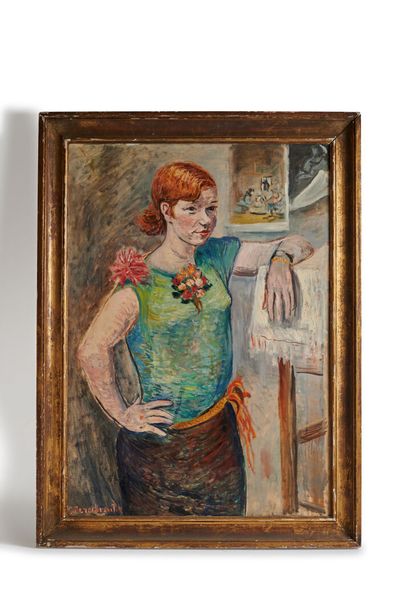 null Constantin Andréevitch TERECHKOVITCH (1902-1978)

Portrait de femme à la broche

Huile...