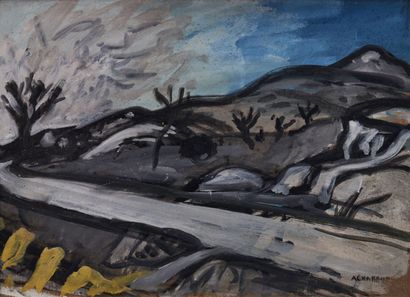 null Auguste CHABAUD (1882-1955)

Landscape 

Oil on panel, signed lower right, bears...