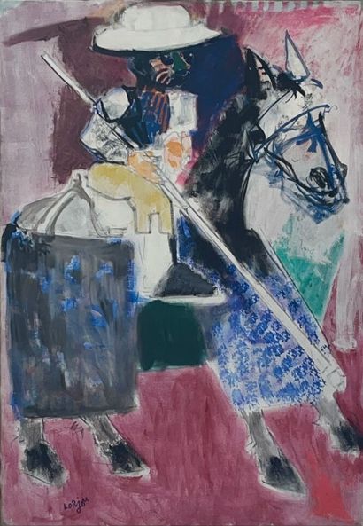 null Bernard LORJOU (1908-1986)

Picador 

Mixed media on canvas, signed lower left....