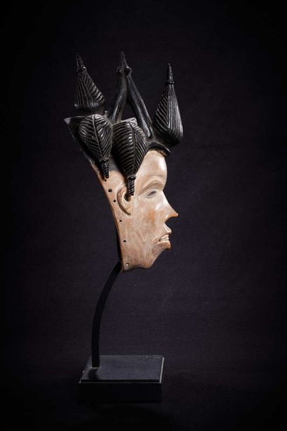 null Igbo mask (Nigeria)

Classical mask with complex headdress depicting a female...