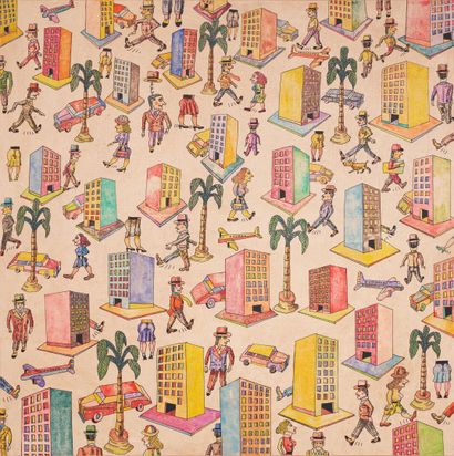 null Antonio SEGUI (1934-2022)

Buildings and people, 2019

Mixed media on paper...