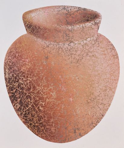 null Farhad MOSHIRI (Né en 1963)

Terracotta jar with multicolored background, 2004

Peinture...