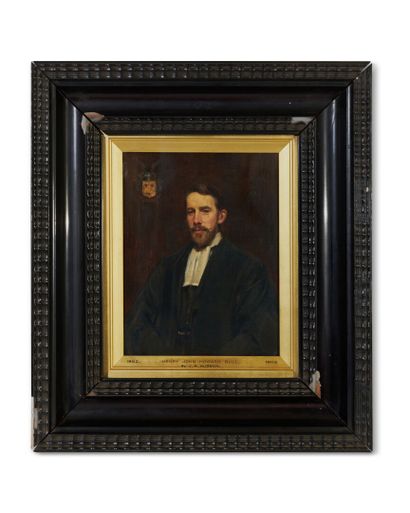 null École anglaise du XIXe siècle 
Portrait de Henry John Howard Bull (1862-1905)
Huile...