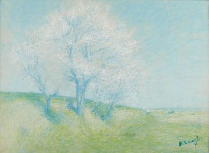 null Achille LAUGÉ (1861 - 1944)
Printemps
Pastel, porte le timbre de la signature...