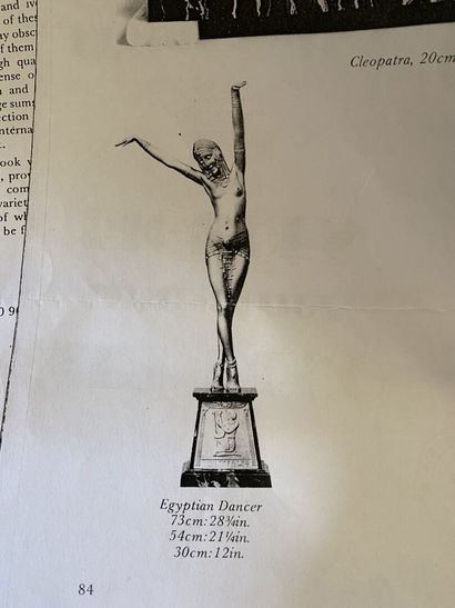 null Demeter H. CHIPARUS (1886 - 1947)
« Danseuse égyptienne »
Épreuve en bronze...