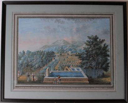 null Zacharie Félix DOUMET (1761-1818)
View taken from the countryside of Mr. Reverdit,...