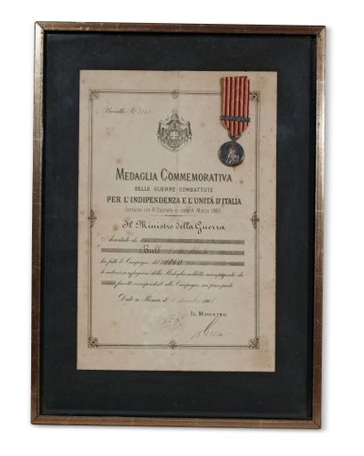 Médaille commémorative et son Brevet de Guerre...