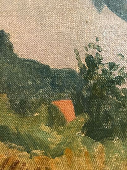 null Albert MARQUET (1875-1947)
The Seine at Herblay, Summer 1919
Oil on canvas board,...