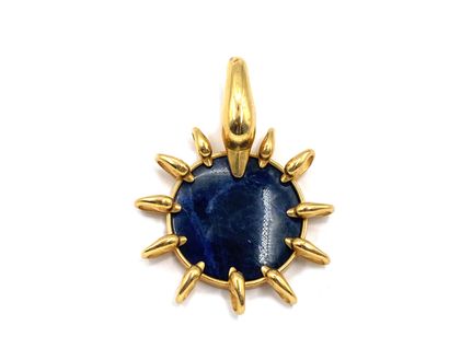 null ILIAS LALAOUNIS
Pendant in yellow gold 750 thousandths, the center decorated...