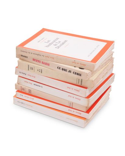 null Hervé BAZIN. OEuvres diverses. Paris, Seuil, Grasset, 1966-1981. 8 volumes in-8,...