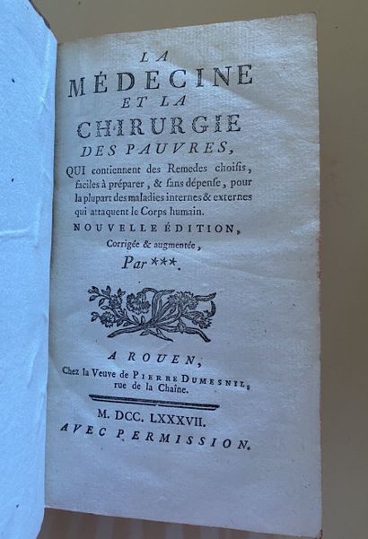 null [Dom Nicolas ALEXANDRE.] La Médecine et la chirurgie des pauvres, qui contiennent...