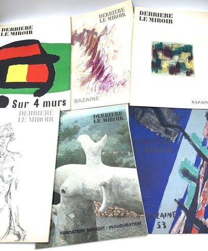 null DERRIERE LE MIROIR. Paris, Maeght, Pierre à feu, 1949-1968. 13 volumes in-folio,...