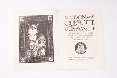 null Miguel de CERVANTES. Don Quichotte de la Manche. Genève, Paris, Nice, Cramer,...