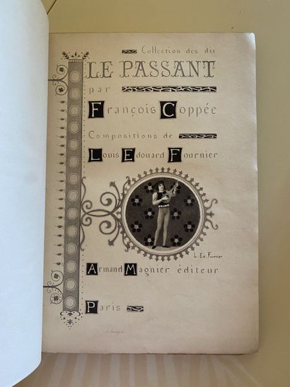 null François COPPÉE. Le Passant. Comedy in one act in verse. Paris, Armand Magnier,...
