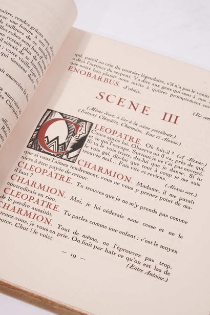 null William SHAKESPEARE. Antoine et Cléopâtre. Paris, Lucien Vogel, 1921. Petit...