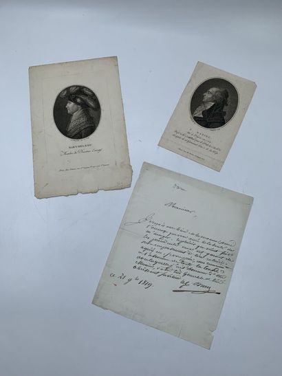 null DARU Pierre-Antoine-Noel (1767-1829)
Autograph letter signed, Paris, November...