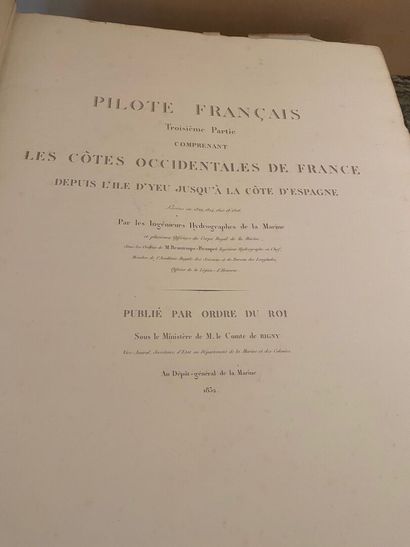 null BEAUTEMPS-BEAUPRÉ. French pilot. S.l. (Paris), Dépôt Général de la Marine, 1822-1843....