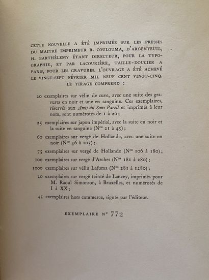 null MAC ORLAN (Pierre), Port d'eaux-mortes, original lithographs by Georges Grosz,...