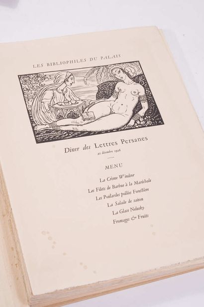 null Charles Secondat de MONTESQUIEU. Lettres persanes. Paris, les Bibliophiles du...