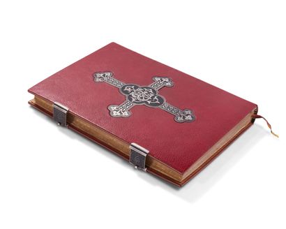 null RELIGIOUS BOOK. ILLUMINATED MANUSCRIPT. HOURS. Paris, 1846-1861. Large in-8,...