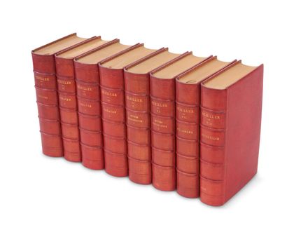 null Friedrich von SCHILLER. OEuvres. Paris, Hachette, 1859. 8 volumes fort in-8,...