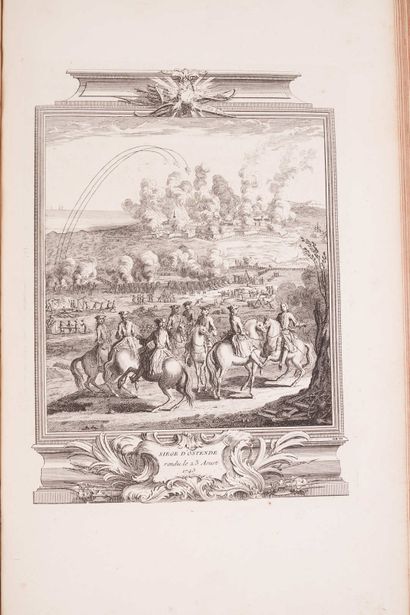 null Pierre DUMORTOUS. History of the conquests of Louis XV. Both in Flanders and...