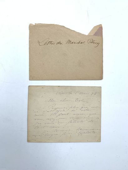 PETAIN Philippe (1856-1951)
Autograph letter...