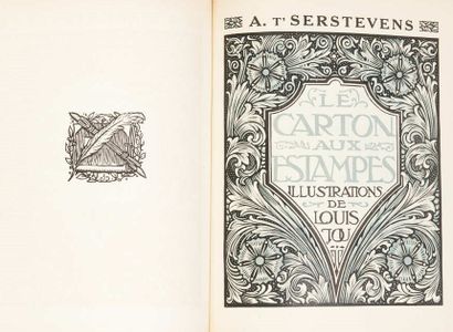 null Albert T'SERSTEVENS. Le Carton aux estampes. Paris, G. et A. Mornay, 1922. In-8,...