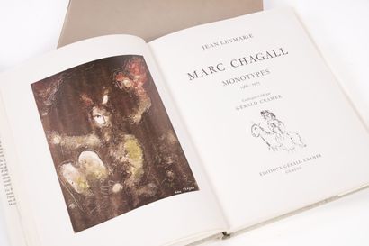 null [CHAGALL]. Jean LEYMARIE. Marc Chagall. Monotypes II. 1966-1975. Catalogue établi...