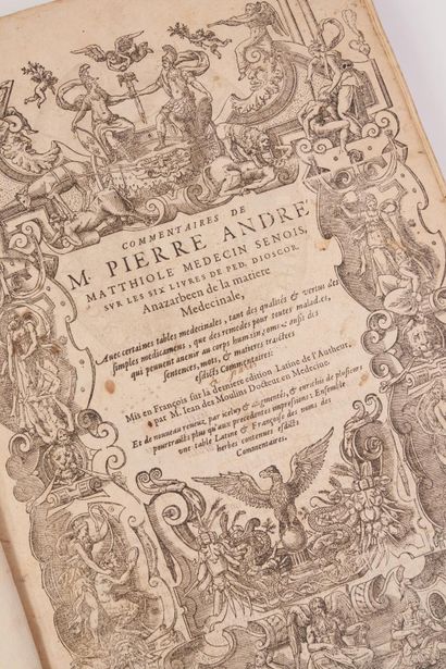null Pierre André MATTHIOLE. Commentary on the six books of Ped. Dioscor. Anazarbeen...