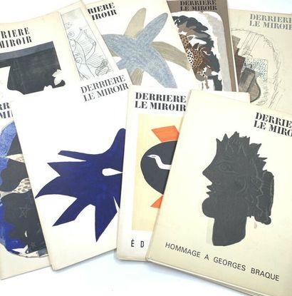 null BEHIND THE MIRROR. BRAQUE. Paris, Maeght, Pierre à feu, 1950-1967. 10 volumes...