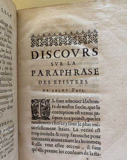 null Antoine GODEAU. Paraphrase on the epistles of St. Paul to the Corinthians, Galatians,...