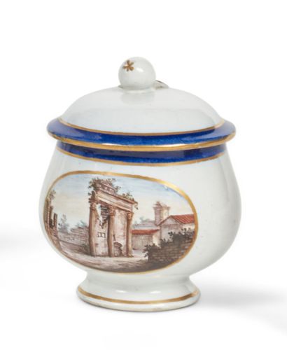 Doccia
Porcelain covered juice pot with polychrome...